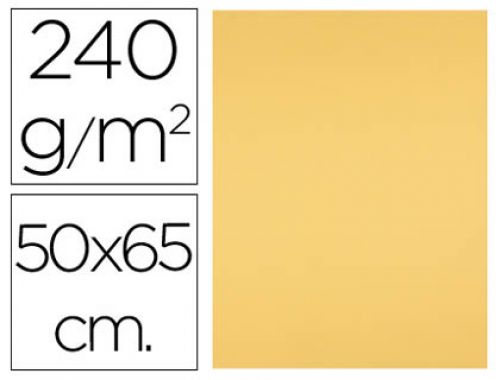 Cartolina liderpapel 50x65 cm 240 gr ouro pack de 25 unidades , Liderpapel , 64575 , 8423473645752